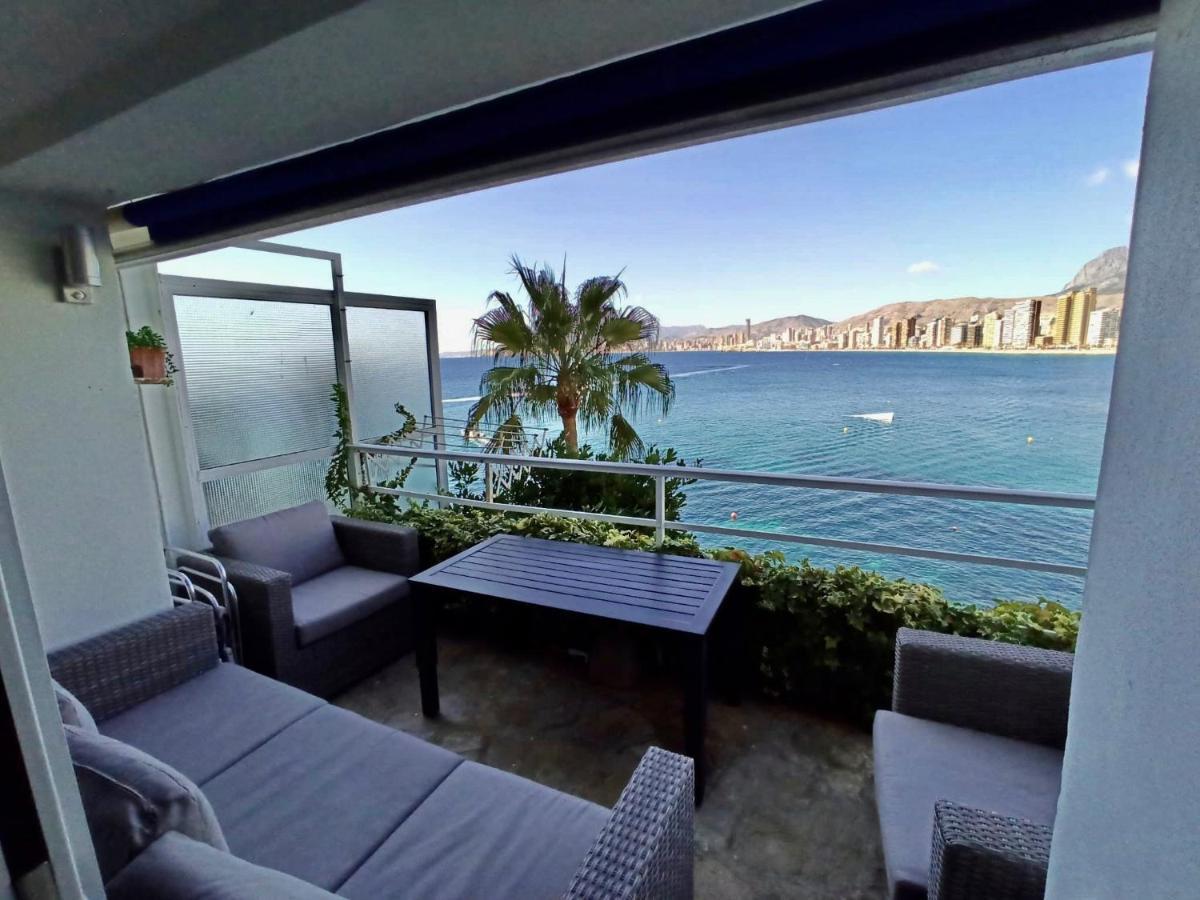 Estudio Primera Linea Con Acceso Privado Al Mar Benidorm Eksteriør billede
